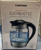 Chefman 1.8 Liter Cordless Glass Electric Kettle