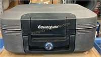 Sentry Safe Fire Proof & Waterproof  Box With Key