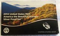 2014 US Quarters S Mint Silver Proof Set