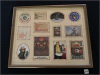 Framed Postcards Stickers Pictures