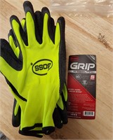 5Pack Hi Vis Grip Gloves