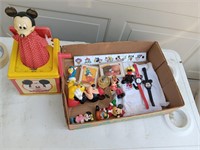 Box Disney watches figures bell ruler & more.