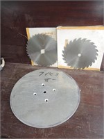 2 SAW BLADES AND SOMETHING ELSE