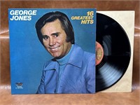 1977 George Jones 16 Greatest Hits Record