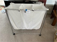 Chrome Laundry Sorter