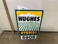 Hughes Hybrids 2 Sided Sign