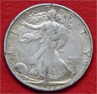 1927 S Walking Liberty Silver Half Dollar