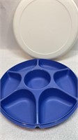 New Tupperware lidded relish tray