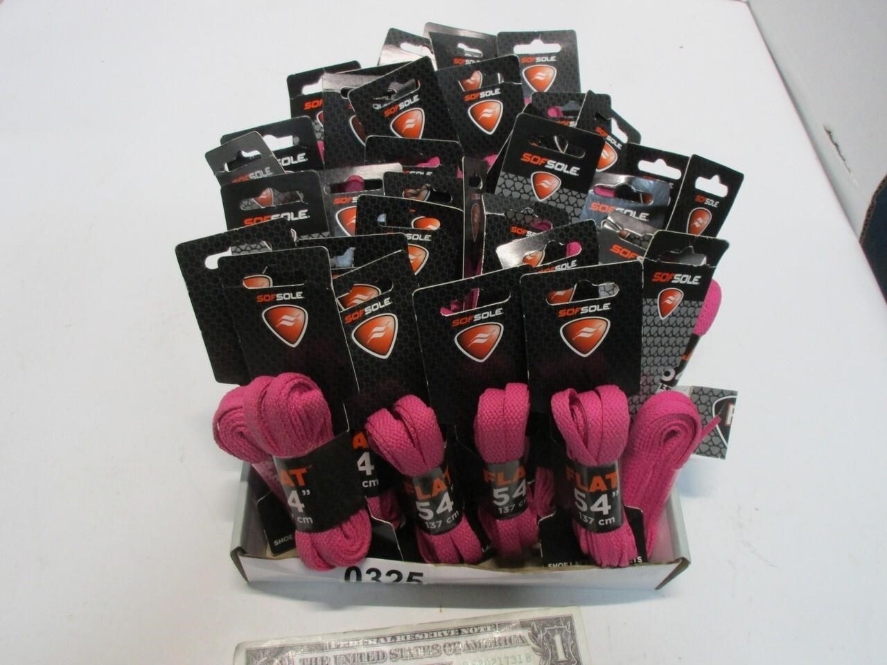 38) hot pink 54 inch shoelaces new