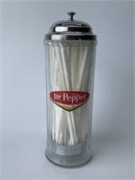 Dr Pepper Straw Holder 11in T x 3.75in W