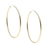 Michael Kors Large Hoop Earrings With Pouch