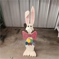 3 FT WOODEN EASTER BUNNY