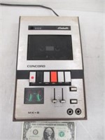 Vintage Concord MK-6 Cassette Player Recorder