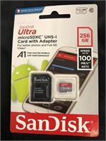 SanDisk Ultra 256 GB microSDXC Card-New