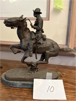 Western Bronze "Trooper on the Plains"