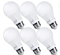 Hyperikon 4000K 9W A19 Light Bulbs 6 Pack