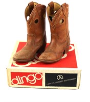 Kid's DINGO J12 Cowboy Boots W/Orig. Box