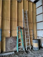Fiberglass Ladder, Extension Ladder, Oil Barrel