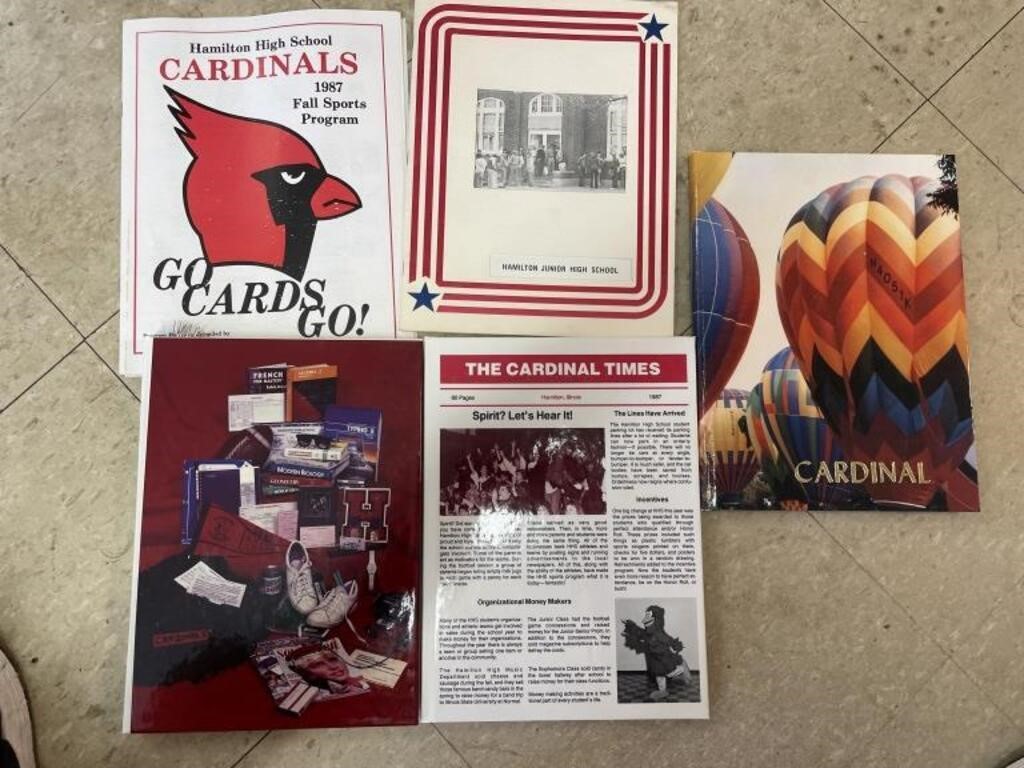 Hamilton Cardinals:  1983 Jr. High yearbook, 1987