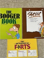 Shit List, The Booger Book and The Dictionary of