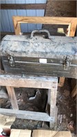 Metal tool box and contents