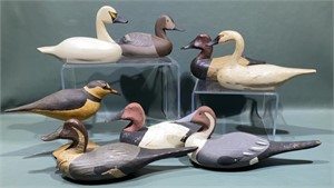 COLLECTION OF VARIOUS MINIATURE DECOYS