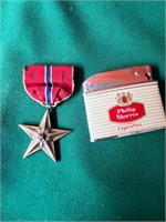 Vintage Lighter & Medal