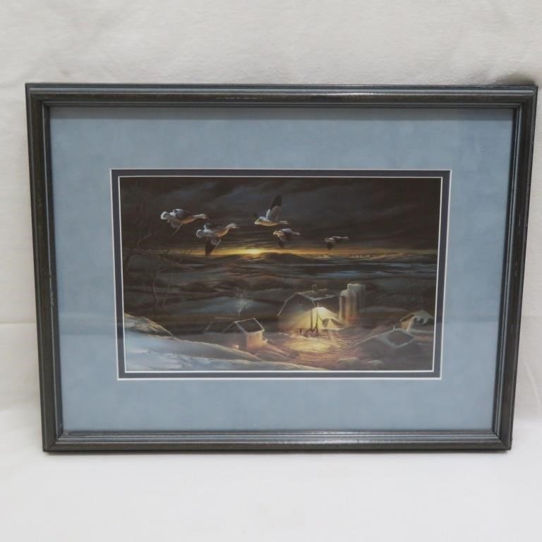 Terri Redlin - "Night Light" - Framed Print