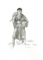 Hermann. Illustration originale Bois-Maury