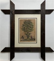 CURRIER & IVES "TREE OF LIFE" LITHOGRAPH