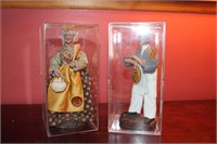 Vintage Hand Painted Santons