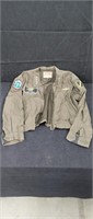 Vintage jacket with patches and pins size 48