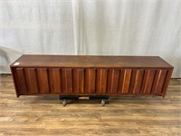 Vintage Low Rise Walnut Finish Credenza