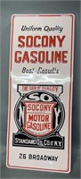 Socony Gasoline Sign