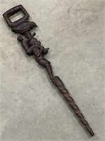 Hand Carved African Walking Stick / Cane Wood