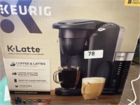 Keurig k latte single serve coffee/latte maker $90