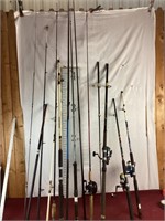 Assorted, Fishing Rods, and Reels