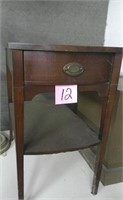 Vintage Wood End Table