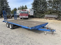 1995 Homemade Tandem Axle Deck Over Trailer