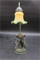 Boy and Girl Old Fashioned Style Table Lamp