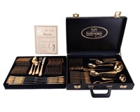 Solingen 24K Gold Plated Flatware Set (73 Pc)