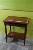 Oak Side Table w/ Drawer 29 x 26 x 18