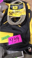 Tool bag. John Deere belt. R/F 110