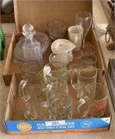 2 Flats of Assorted Glassware