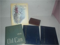 Yearbooks and Autograph Book-Oil City