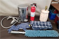 Fire Extinguisher, Bathroom Supplies & Lamp