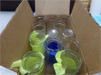 Box of drinking glasses