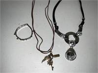 Necklaces, bracelet