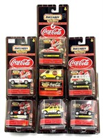 (7) 1:64 1998-99 Mattel Matchbox Coca-Cola