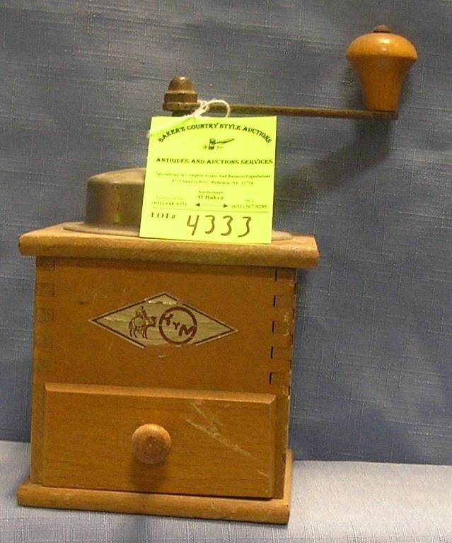 Antique coffee grinder